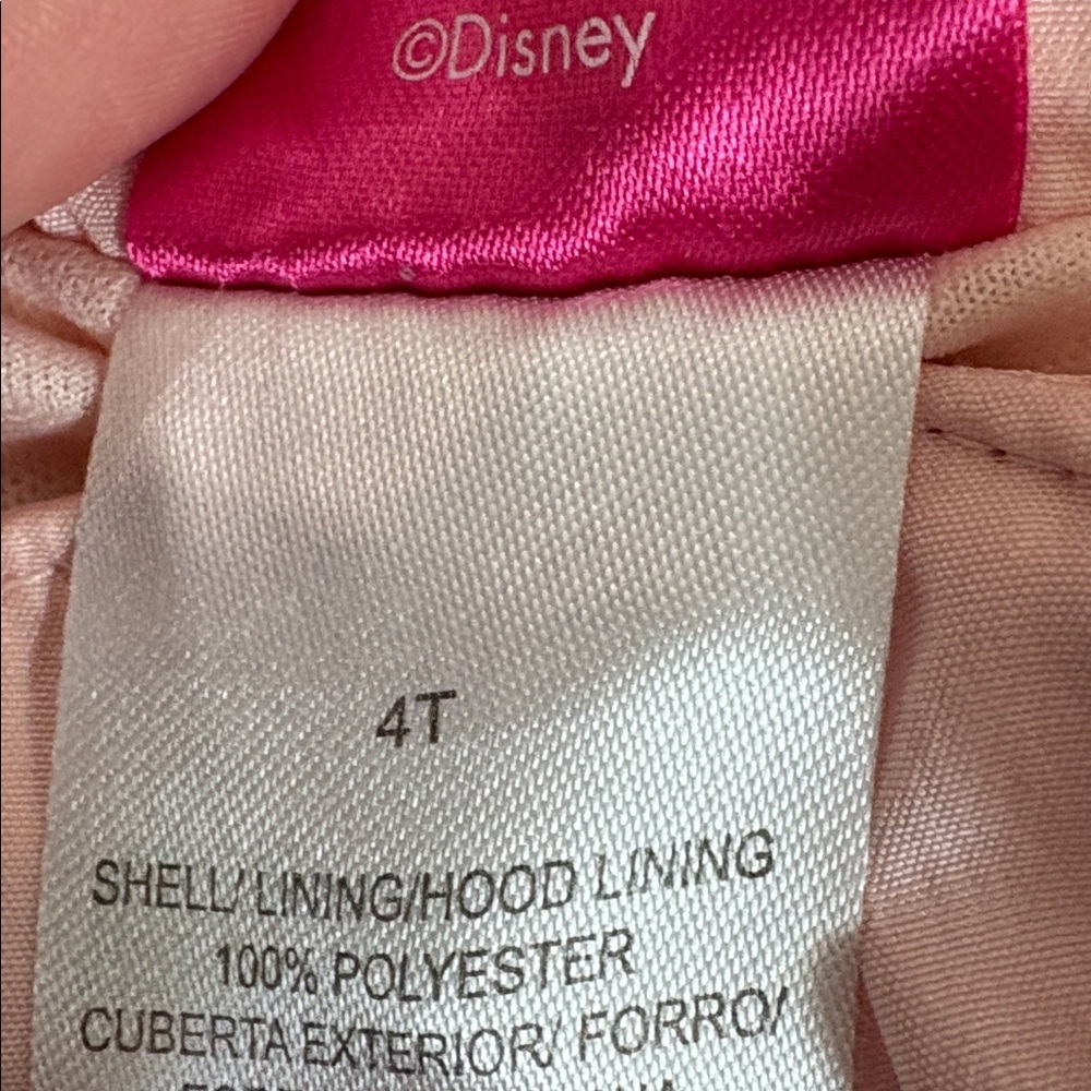 Disney Black Minnie Mouse Raincoat 4T - Picture 3 of 7